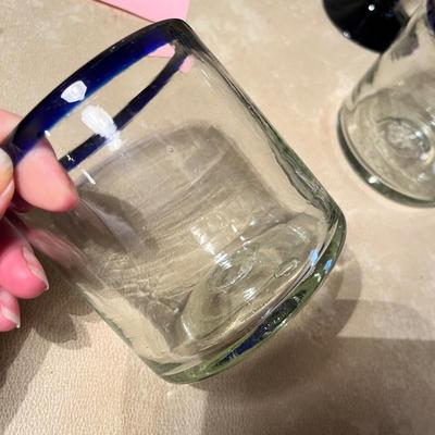 Mexican Glass bar ware