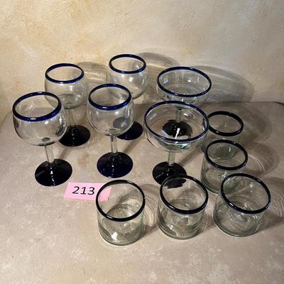 Mexican Glass bar ware