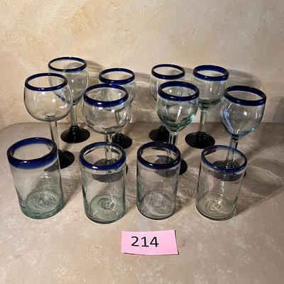 Mexican Glass barware