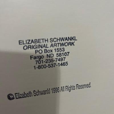 10-Elizabeth Schwankl art framed/glass