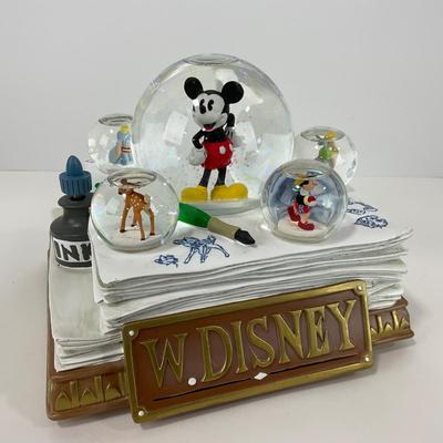 -118- HOME | Disney Mickey Mouse Model Sheet Music | Spinning Multi Snow Globes