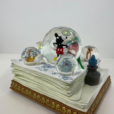 -118- HOME | Disney Mickey Mouse Model Sheet Music | Spinning Multi Snow Globes