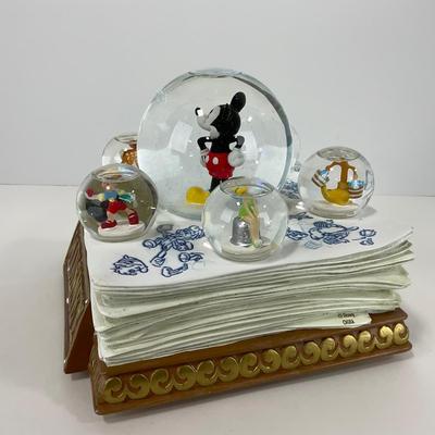 -118- HOME | Disney Mickey Mouse Model Sheet Music | Spinning Multi Snow Globes
