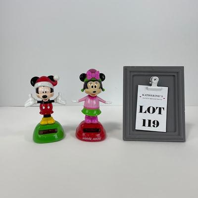 -119- HOLIDAY | Mickey & Minnie Mouse Solar Dancers