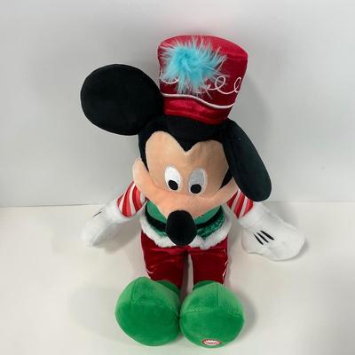 -120- HOLIDAY | Mickey Mouse Plush & Singing Mickey Santa