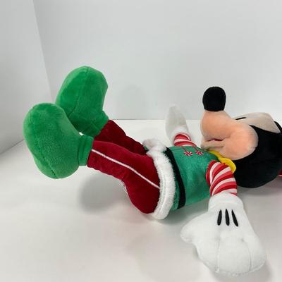 -120- HOLIDAY | Mickey Mouse Plush & Singing Mickey Santa