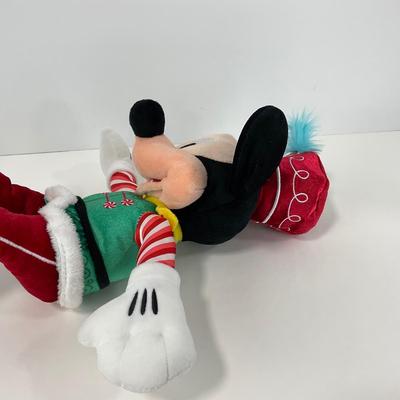 -120- HOLIDAY | Mickey Mouse Plush & Singing Mickey Santa