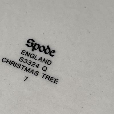 Spode Christmas Tree pattern 2 serving items