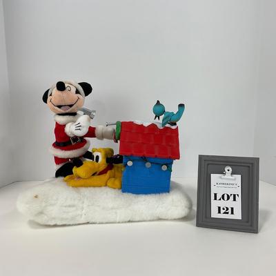 -121- HOLIDAY | Mickey & Pluto Singing Plush