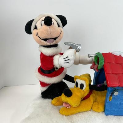 -121- HOLIDAY | Mickey & Pluto Singing Plush