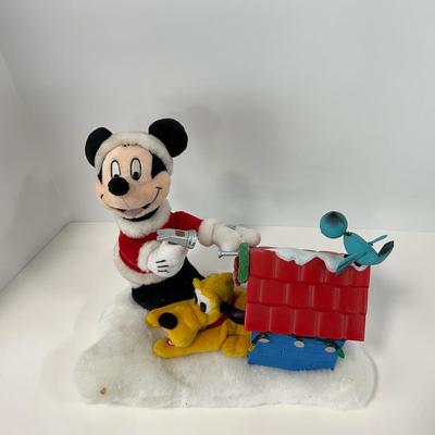 -121- HOLIDAY | Mickey & Pluto Singing Plush