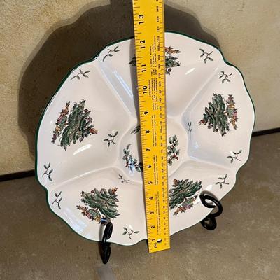 Spode Christmas Tree pattern Section Serving tray