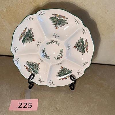 Spode Christmas Tree pattern Section Serving tray