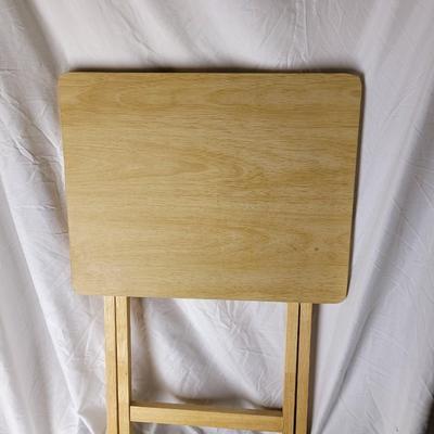 Stand alone tray for meals or hobbies.