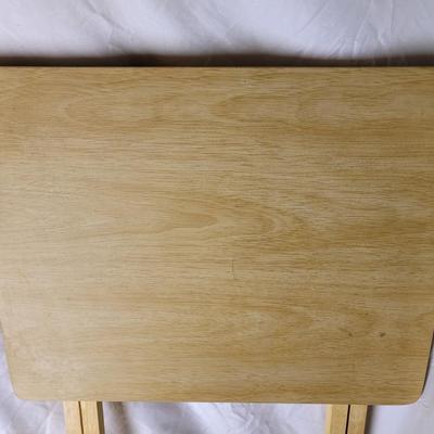 Stand alone tray for meals or hobbies.