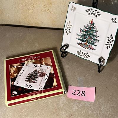 Spode Christmas Tree pattern Tray