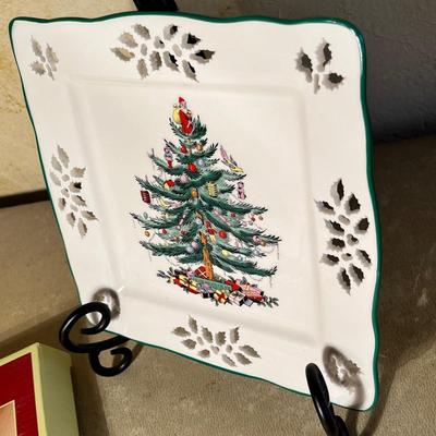 Spode Christmas Tree pattern Tray