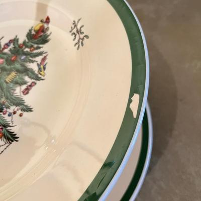 Spode Christmas Tree pattern Tid Bit tray