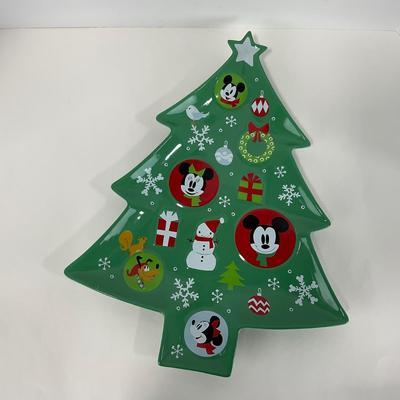 -122- HOLIDAY | Mickey Mouse & Friends Christmas Tree Plater