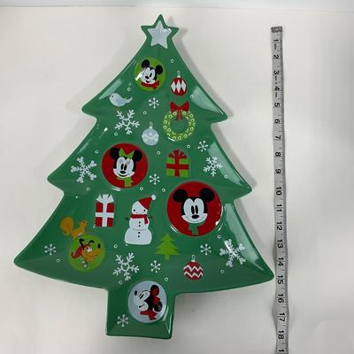 -122- HOLIDAY | Mickey Mouse & Friends Christmas Tree Plater