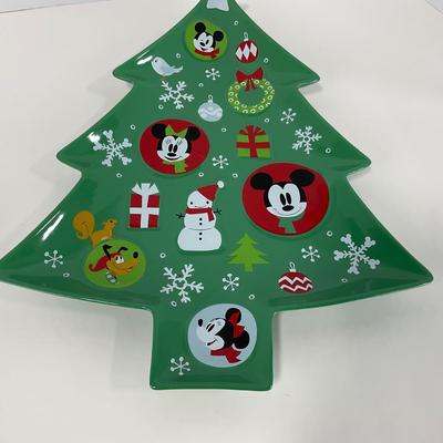 -122- HOLIDAY | Mickey Mouse & Friends Christmas Tree Plater