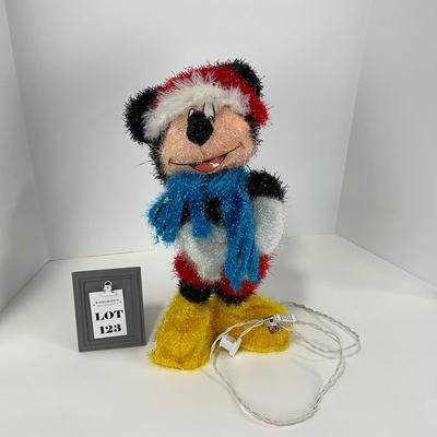 -123- HOLIDAY | Light Up Winter Mickey Mouse