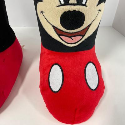 -124- HOLIDAY | Mickey Mouse Formed Stocking Boots & Mini Stockings