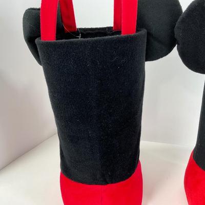 -124- HOLIDAY | Mickey Mouse Formed Stocking Boots & Mini Stockings