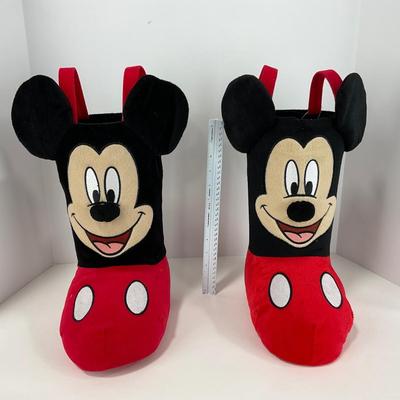-124- HOLIDAY | Mickey Mouse Formed Stocking Boots & Mini Stockings