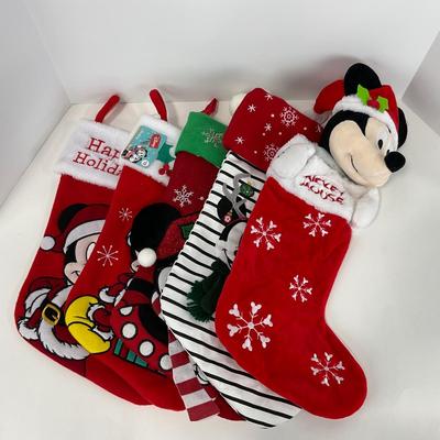 -126- HOLIDAY | Assorted Mickey Mouse Holiday Stockings