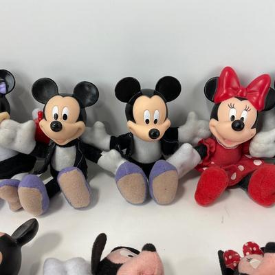 -128- COLLECTIBLE | Assorted Mix Of Miniature Mickey & Minnie Mouse Plush