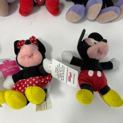 -128- COLLECTIBLE | Assorted Mix Of Miniature Mickey & Minnie Mouse Plush