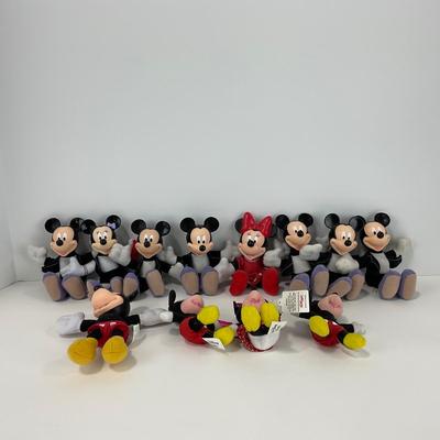 -128- COLLECTIBLE | Assorted Mix Of Miniature Mickey & Minnie Mouse Plush