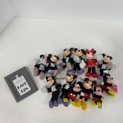 -128- COLLECTIBLE | Assorted Mix Of Miniature Mickey & Minnie Mouse Plush