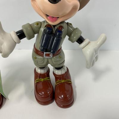 -129- COLLECTIBLE | Mickey & Minnie Mouse Safari Figures