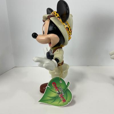 -129- COLLECTIBLE | Mickey & Minnie Mouse Safari Figures