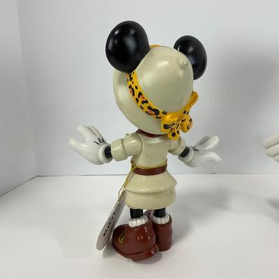 -129- COLLECTIBLE | Mickey & Minnie Mouse Safari Figures