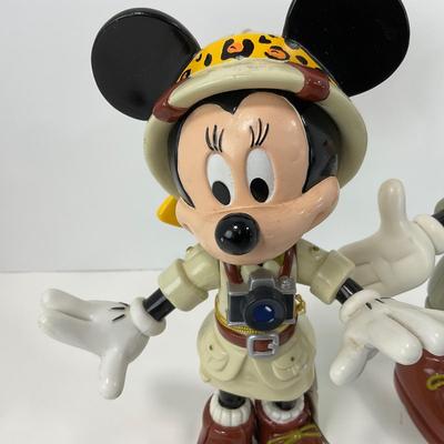 -129- COLLECTIBLE | Mickey & Minnie Mouse Safari Figures