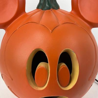 -131- HOLIDAY | Mickey Mouse Head Pumpkin Blow Mold