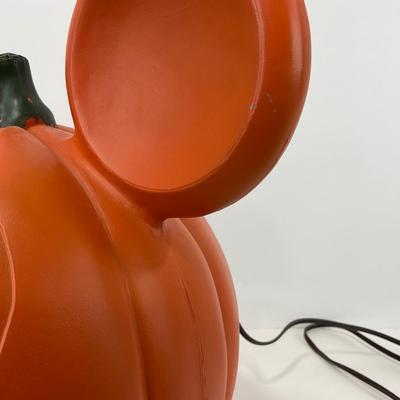 -131- HOLIDAY | Mickey Mouse Head Pumpkin Blow Mold