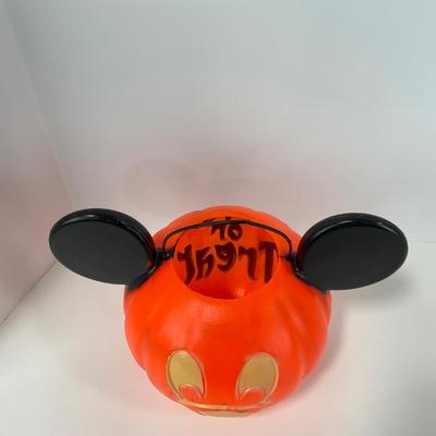 -132- HOLIDAY | Mickey Mouse Pumpkin Trick Or Treat Bucket