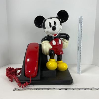 -133- HOME | 1990â€™s AT&T Mickey Mouse Push Button Telephone Phone