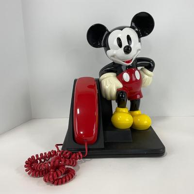-133- HOME | 1990â€™s AT&T Mickey Mouse Push Button Telephone Phone
