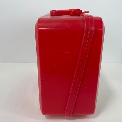 -136- COLLECTIBLE | Vintage Aladdin Mickey Mouse City Zoo Plastic Lunch Box & Thermos