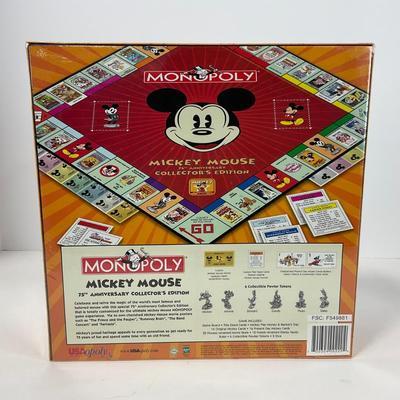 -141- GAME | Mickey Mouse 75th Anniversary Sealed Monopoly
