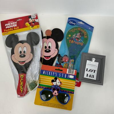 -143- COLLECTIBLE | Mickey Mouse Paddle Balls & Sunglasses