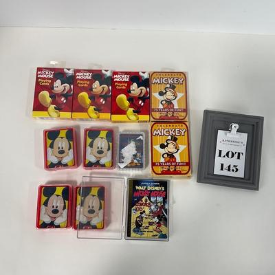 -145- GAME | Assorted Mix Of Mickey Mouse Playing Cards