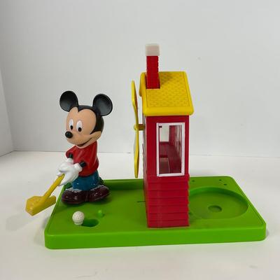 -147- TOYS | Disney Mickey Mouse Golf Gumball Candy Dispenser Windmill Putt Carousel