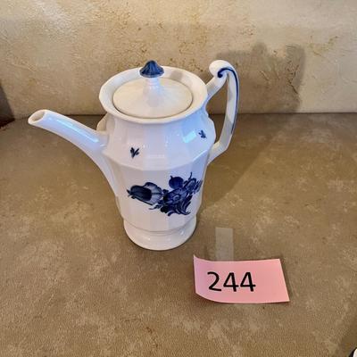 Royal Copenhagen Blue Flower Coffee Pot