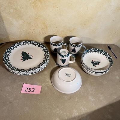 Stoneware Christmas grouping